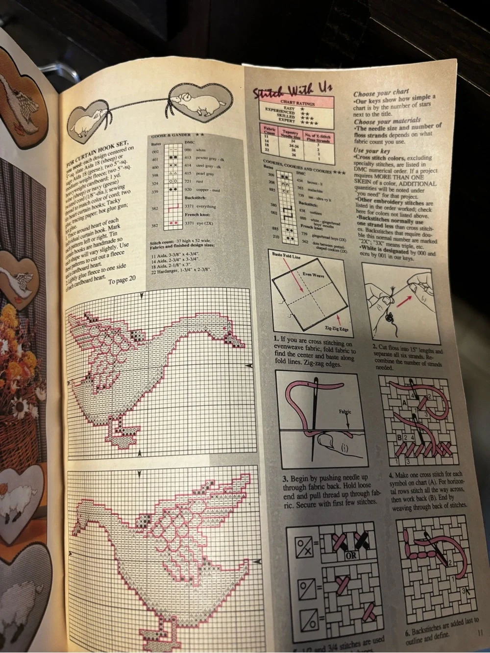 Vintage Cross Stitch & Country Crafts Jan/Feb 87